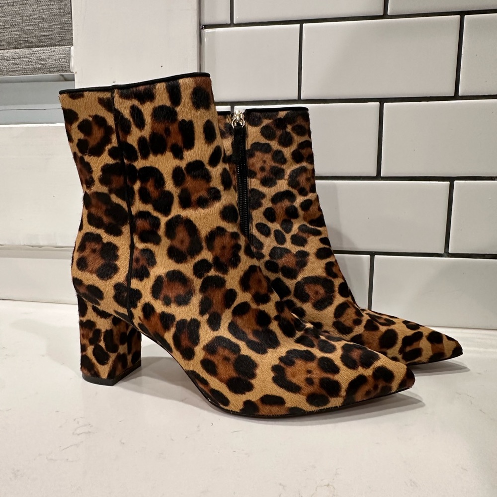 PRISTINE J Crew Calf Hair Sadie Boots